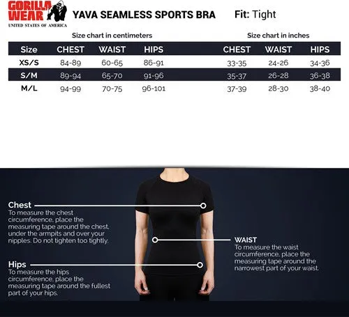 Gorilla Wear Yava Seamless Sports Bra