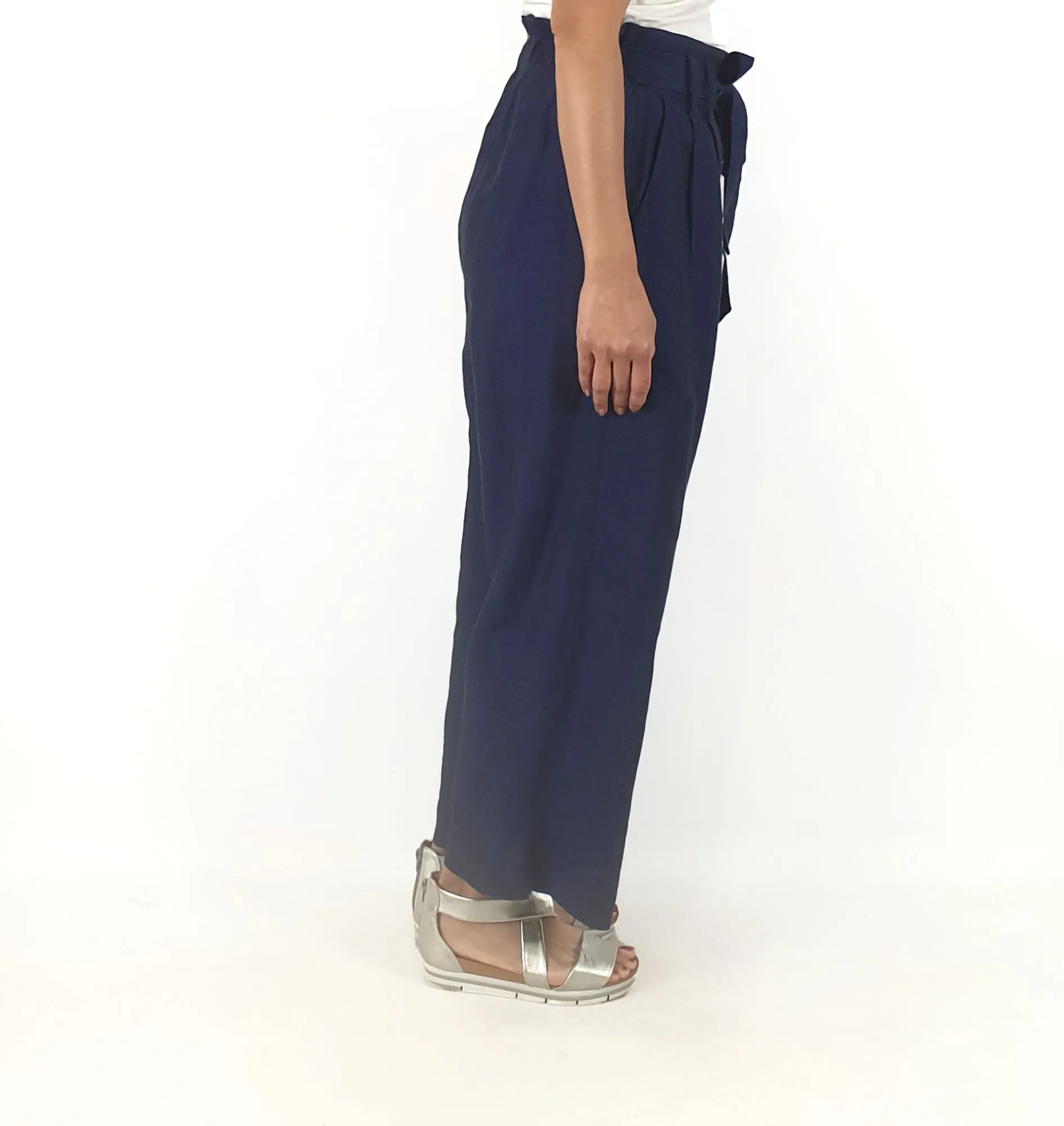 Gorman blue linen mix pants size 10