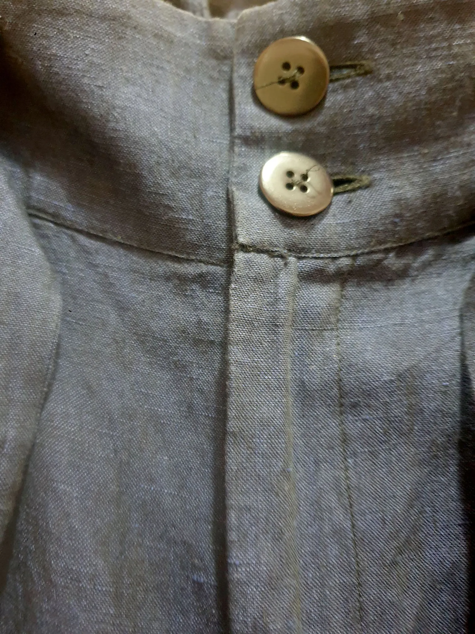 Gorman blue linen mix pants size 10