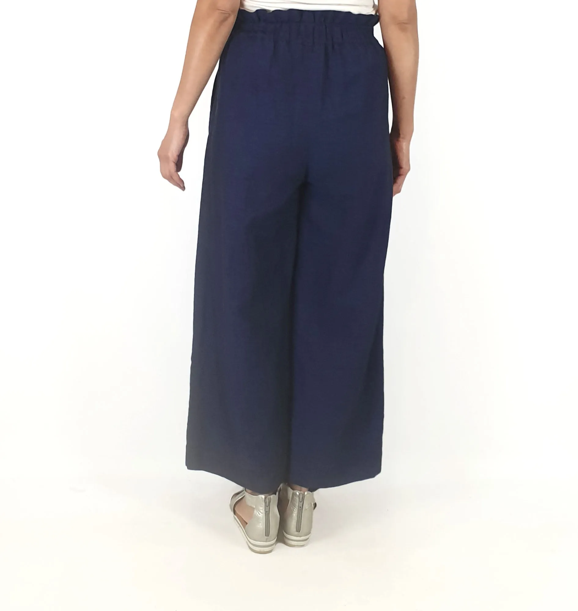 Gorman blue linen mix pants size 10