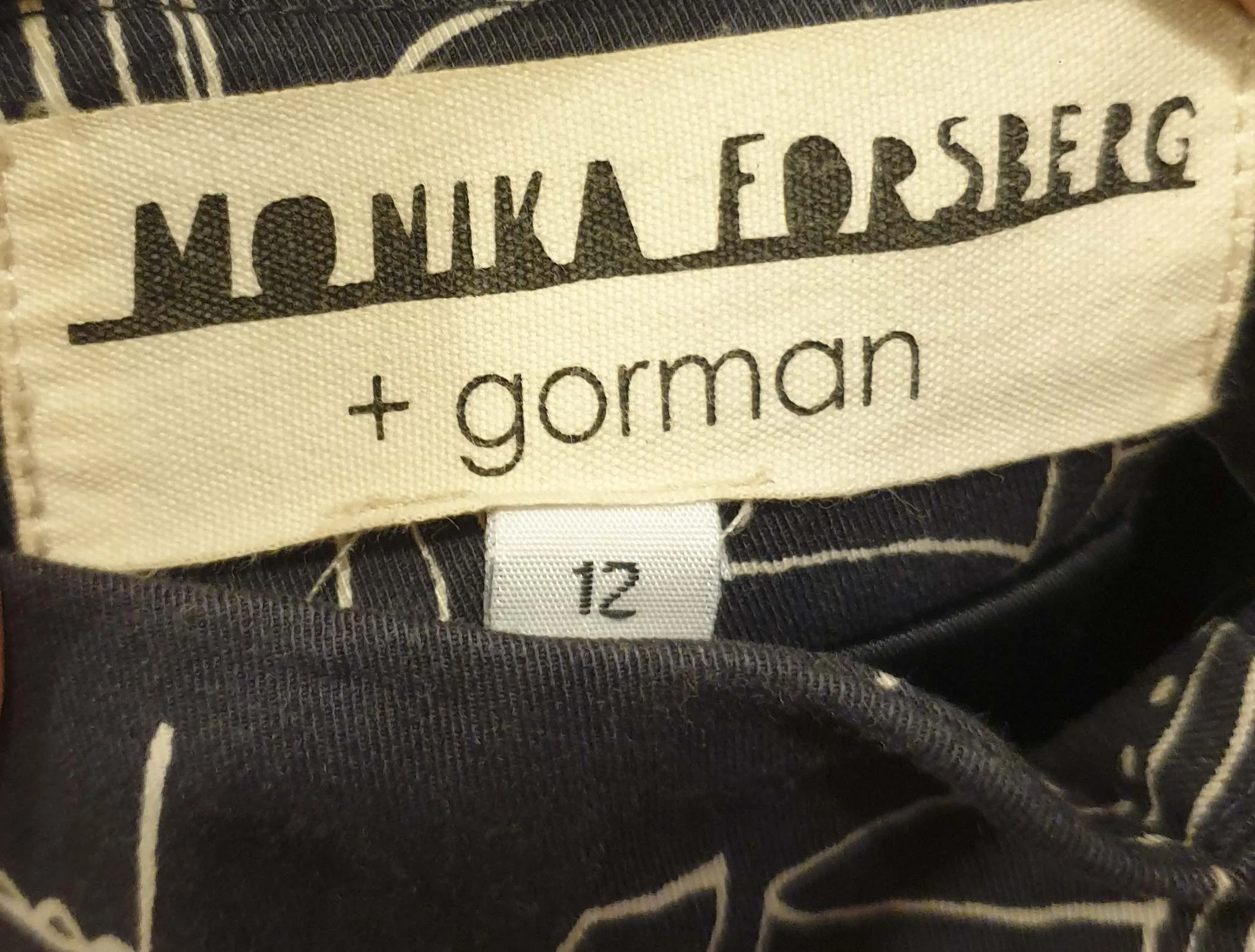 Gorman   Monika Forsberg elephant print pencil skirt size 12