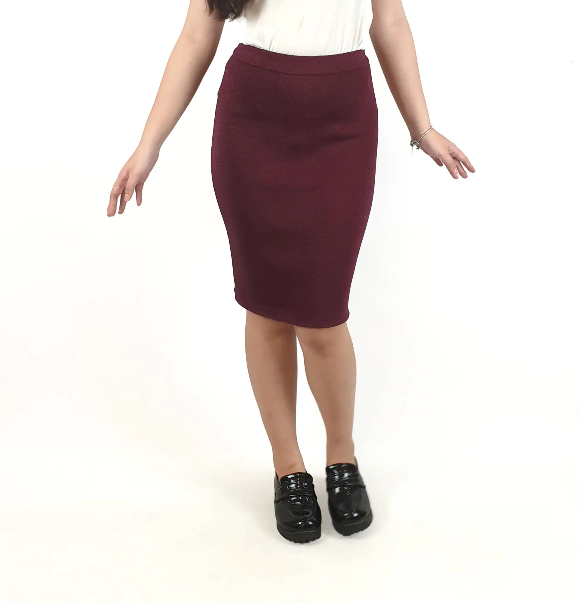 Gorman red sparkly pencil skirt size 6