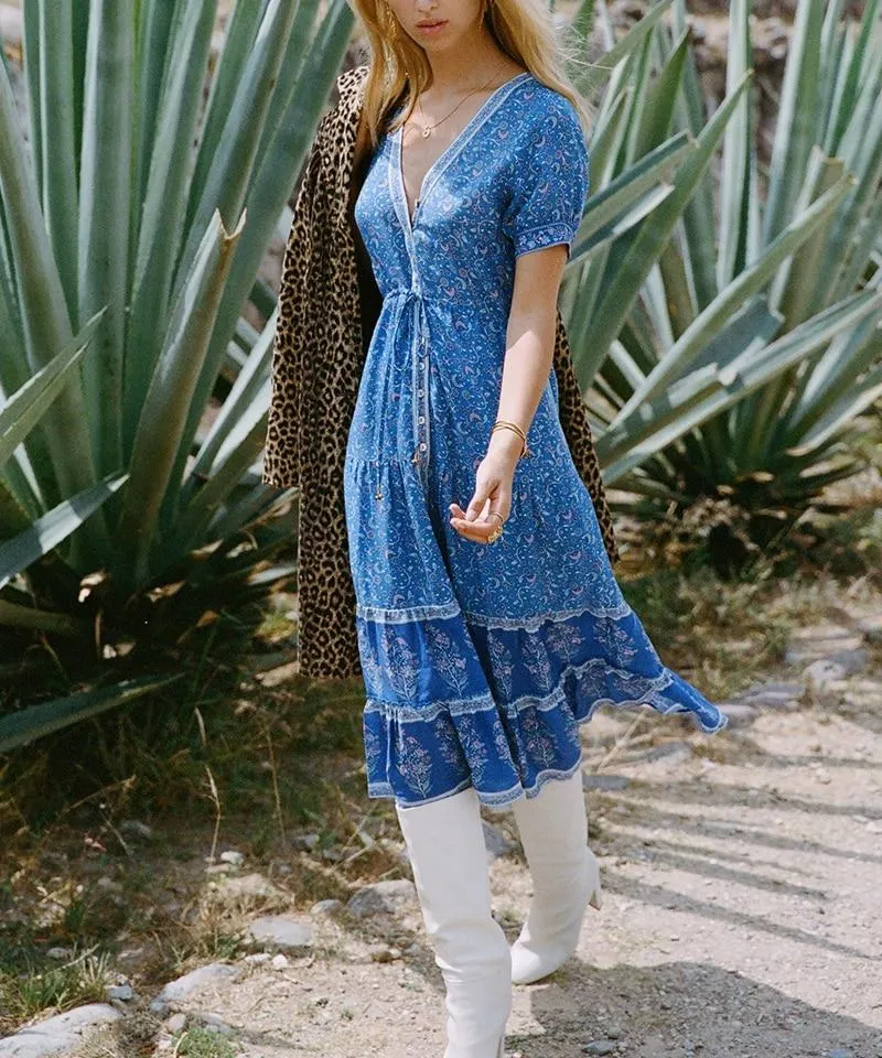 Grecian Blue Bohemian