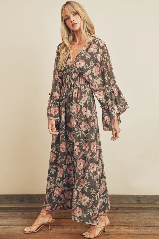 Greta Floral Butterfly Dress