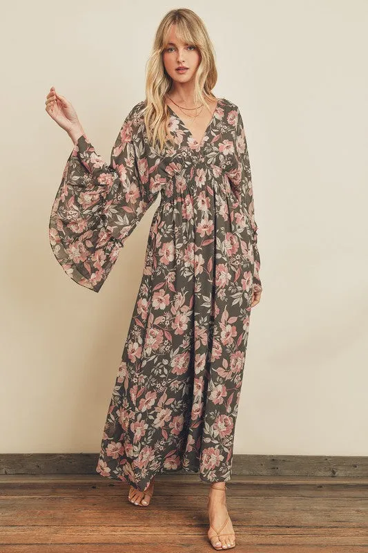 Greta Floral Butterfly Dress
