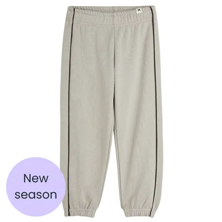 Grey Piping Joggers