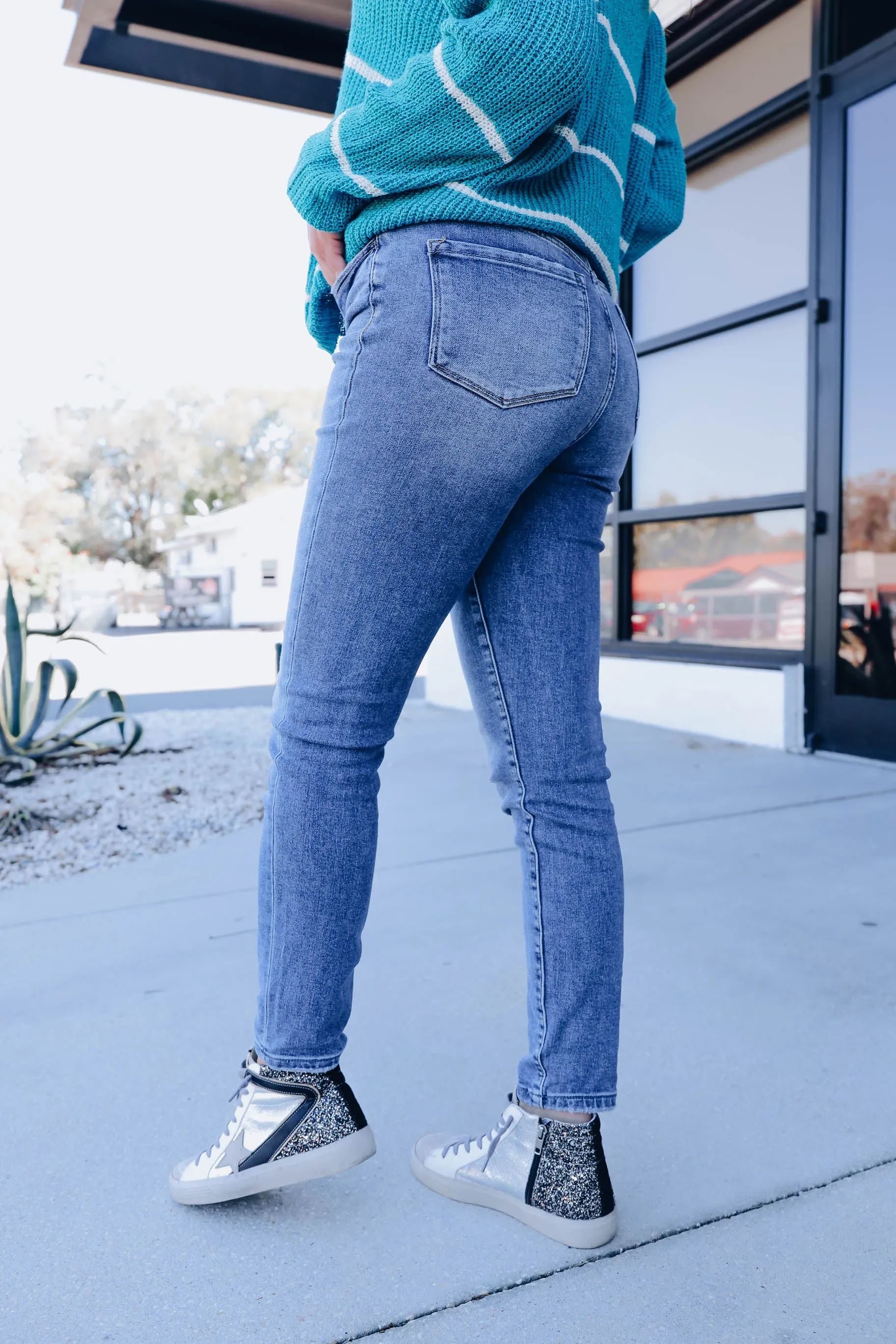 Hannah High Waisted Skinny Jeans