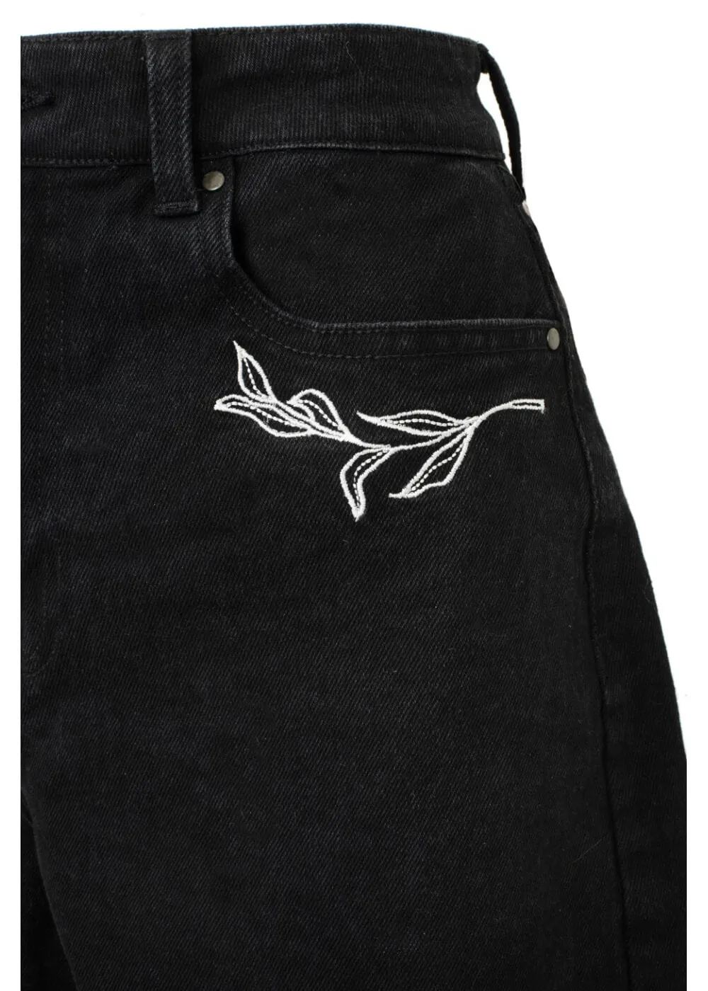Hell Bunny Metamorphosis Moth Shorts Black