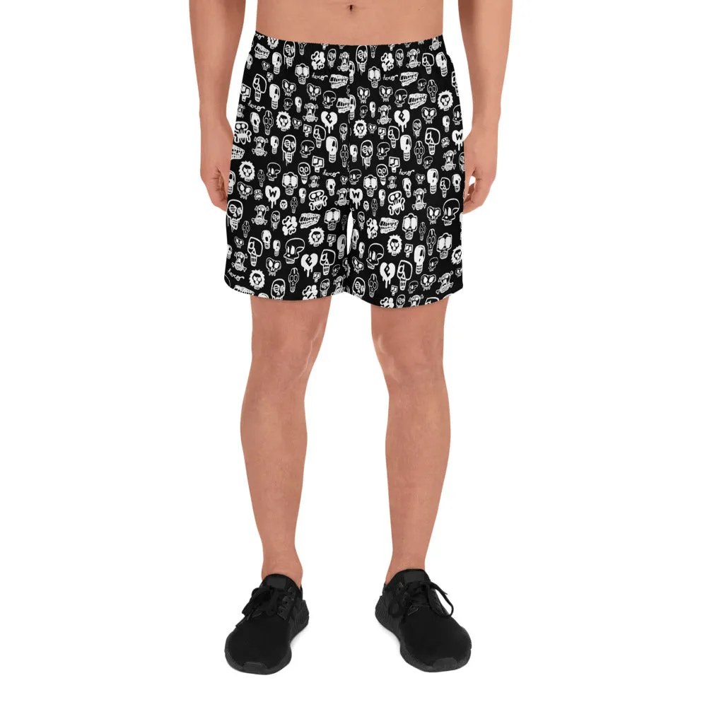 HERO Skulls All-Over Print Recycled Athletic Short