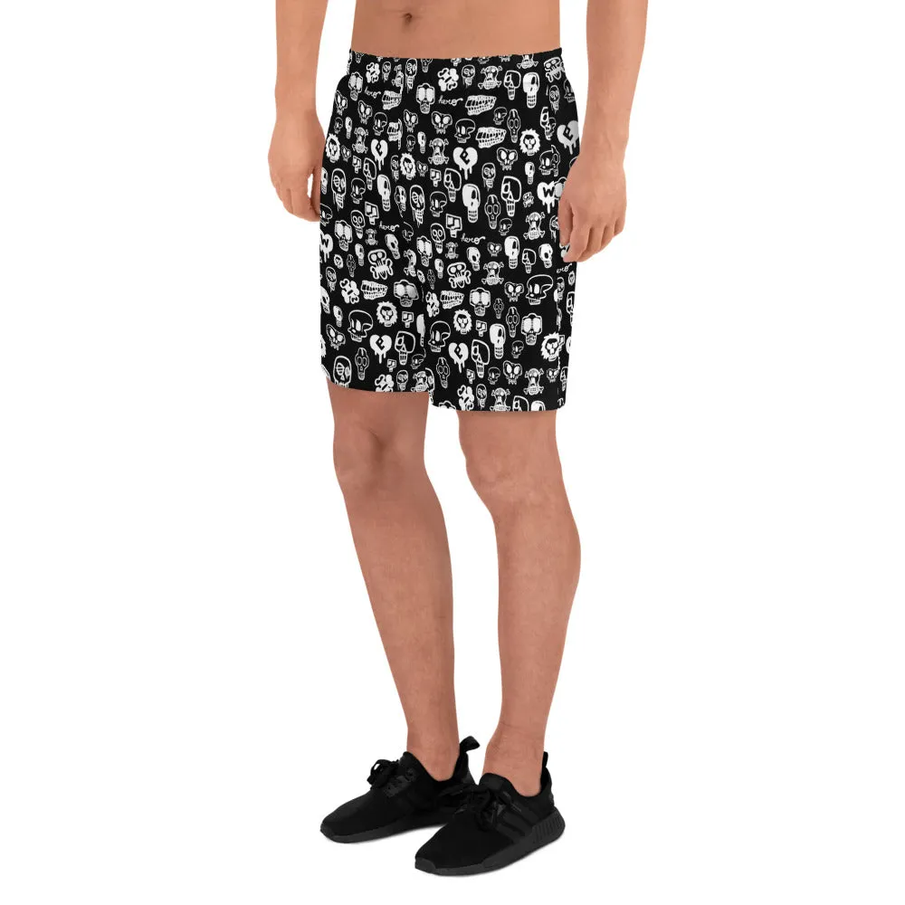 HERO Skulls All-Over Print Recycled Athletic Short