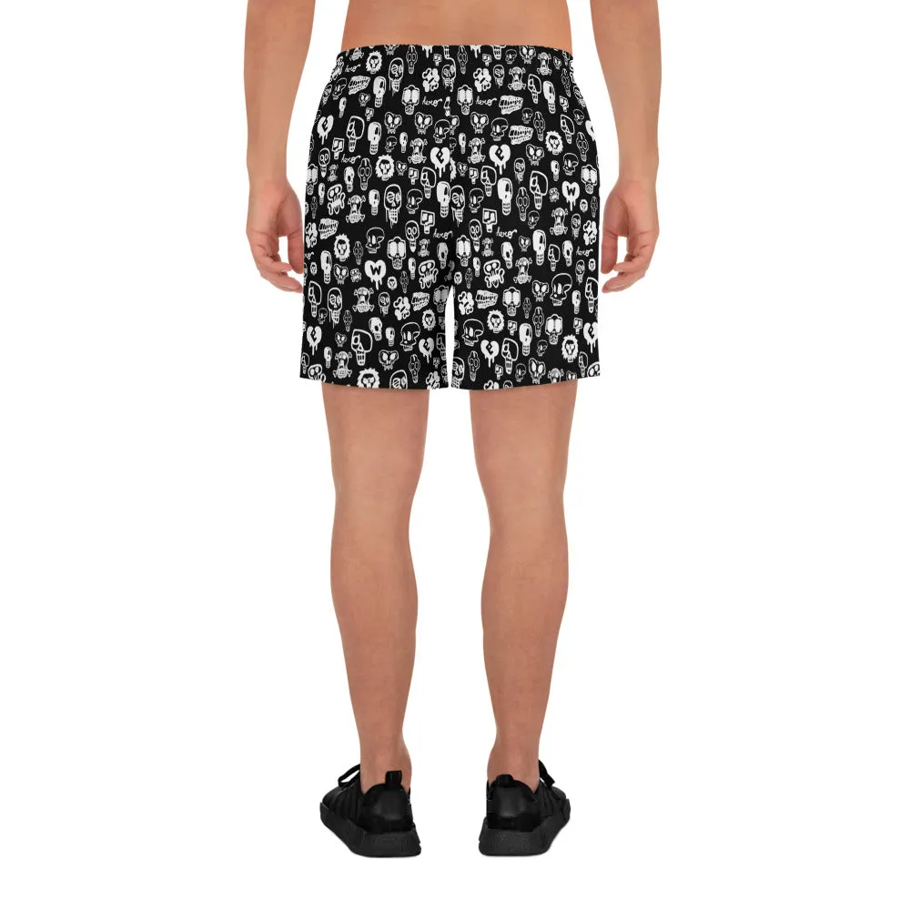HERO Skulls All-Over Print Recycled Athletic Short