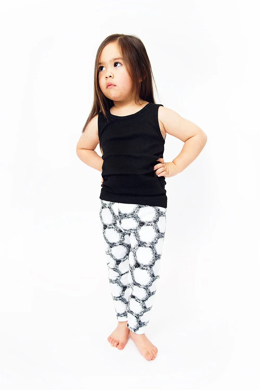 Hexagon Cotton Leggings