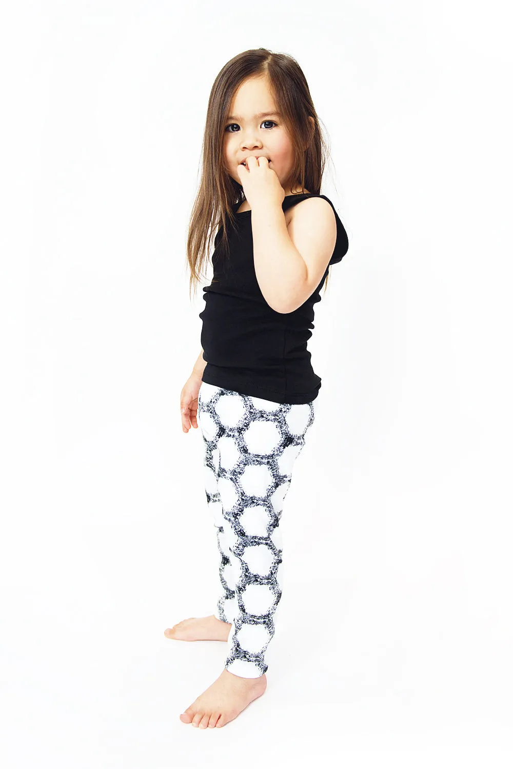 Hexagon Cotton Leggings