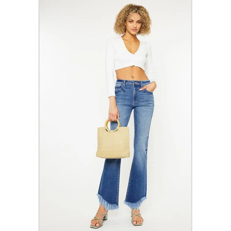 High Rise Bootcut Jeans