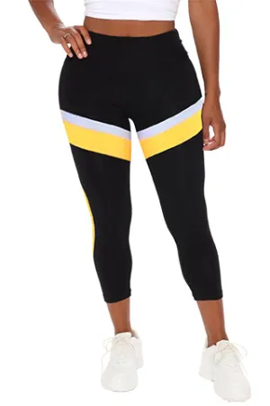 HIGH WAIST COLOR BLOCK LEGGINGS(P6570) <Bundle>