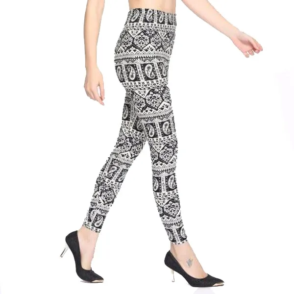 High Waist Soft Print Leggings