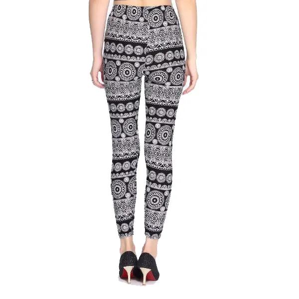 High Waist Soft Print Leggings
