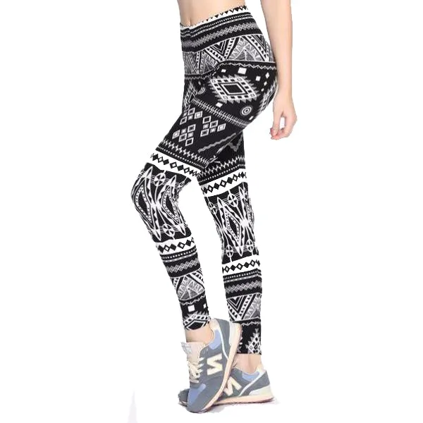 High Waist Soft Print Leggings
