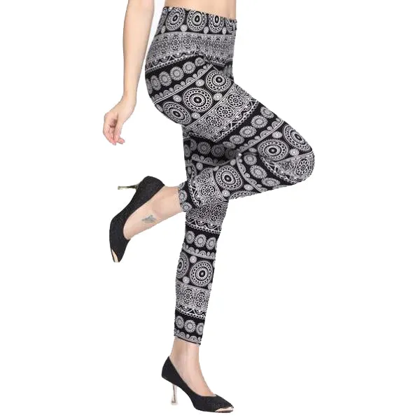 High Waist Soft Print Leggings