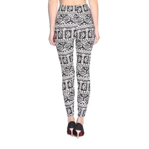 High Waist Soft Print Leggings