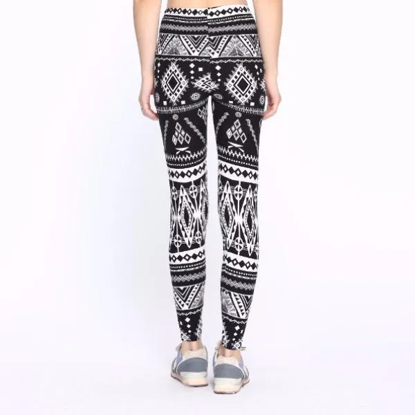 High Waist Soft Print Leggings