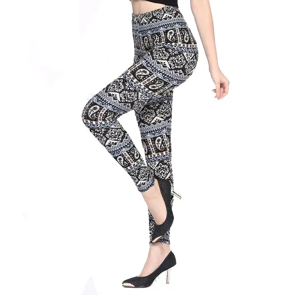 High Waist Soft Print Leggings