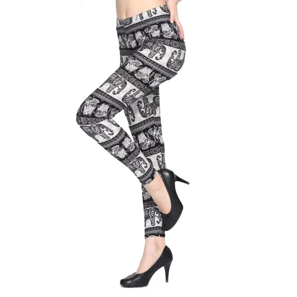 High Waist Soft Print Leggings