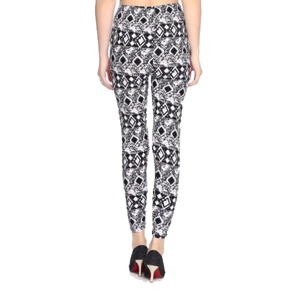 High Waist Soft Print Leggings