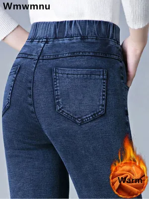 High-Waist Vintage Skinny Jeans Set