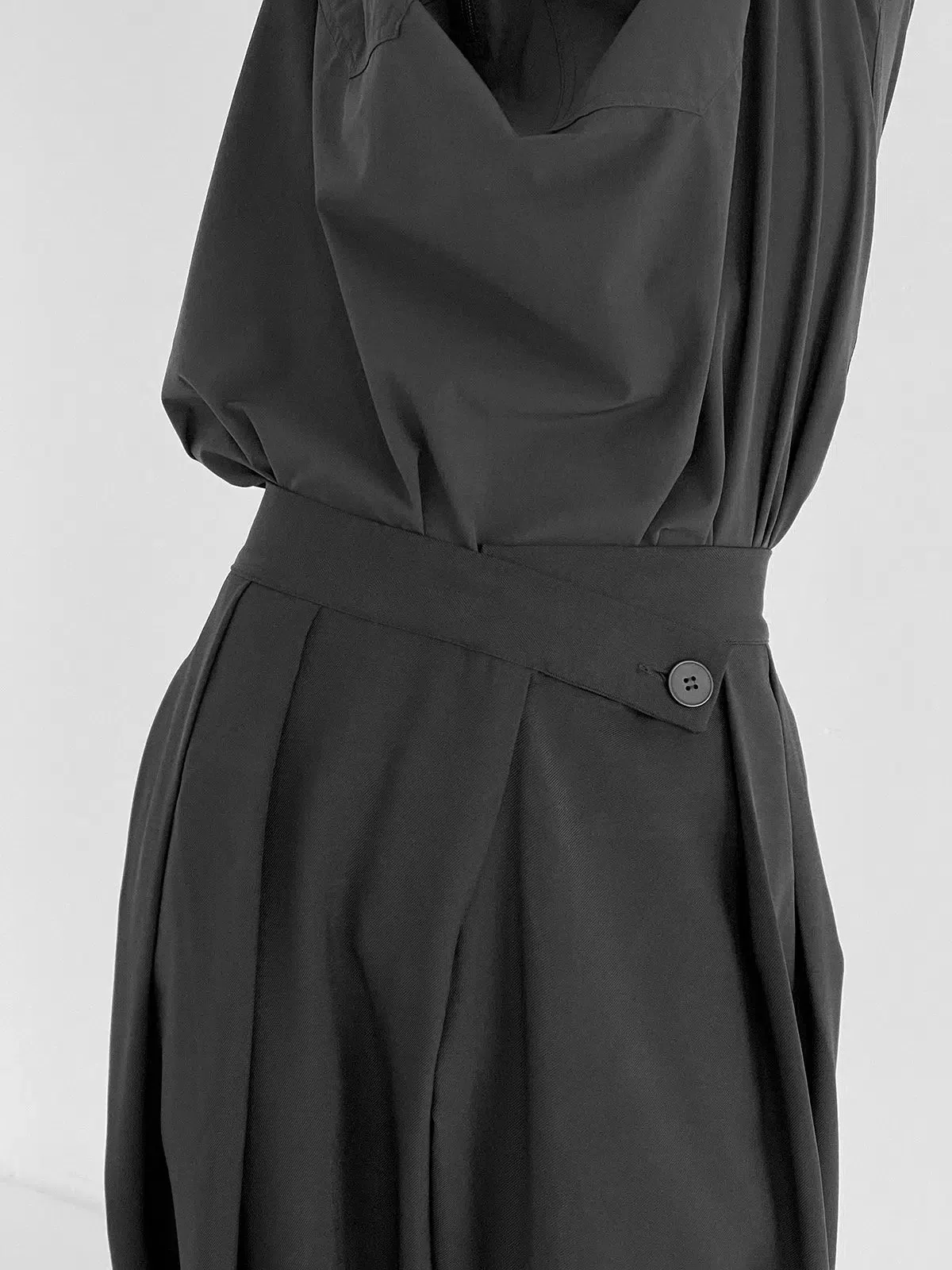High Waist Wide-Leg Casual Pants