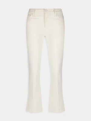 High-Waisted Bootcut Denim