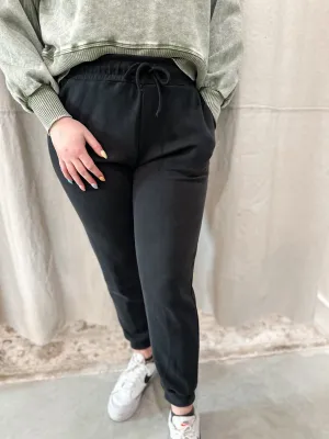 High Waisted Knit Joggers