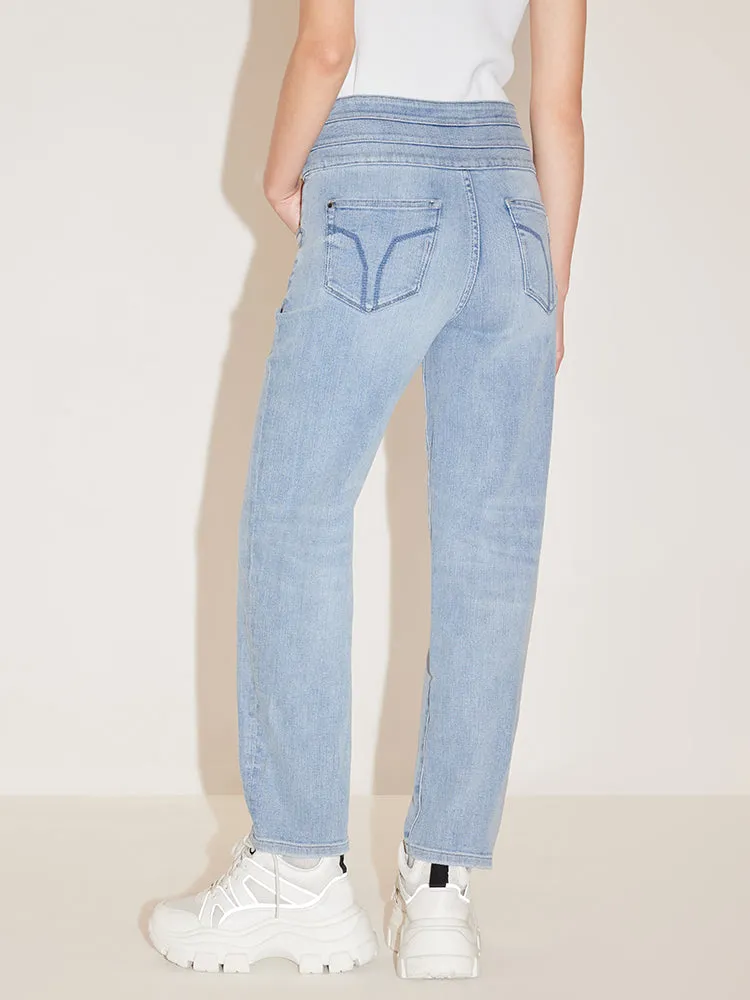 High Waisted Light Blue Jeans
