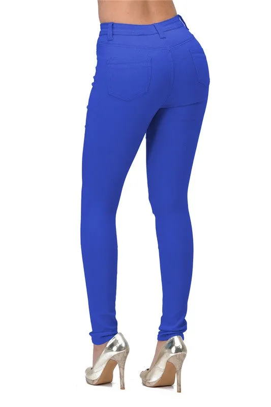 High Waisted Painted Jeans