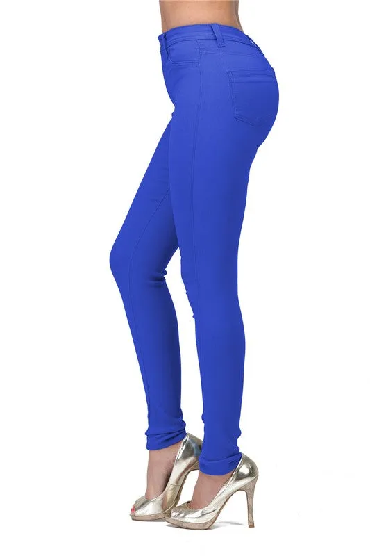High Waisted Painted Jeans