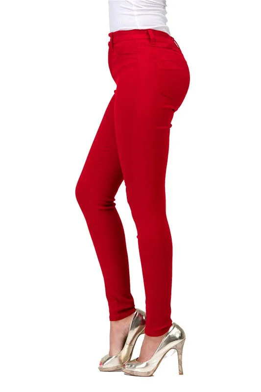 High Waisted Painted Jeans