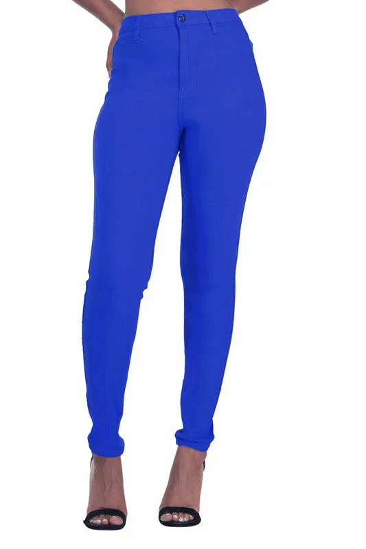 High Waisted Painted Jeans
