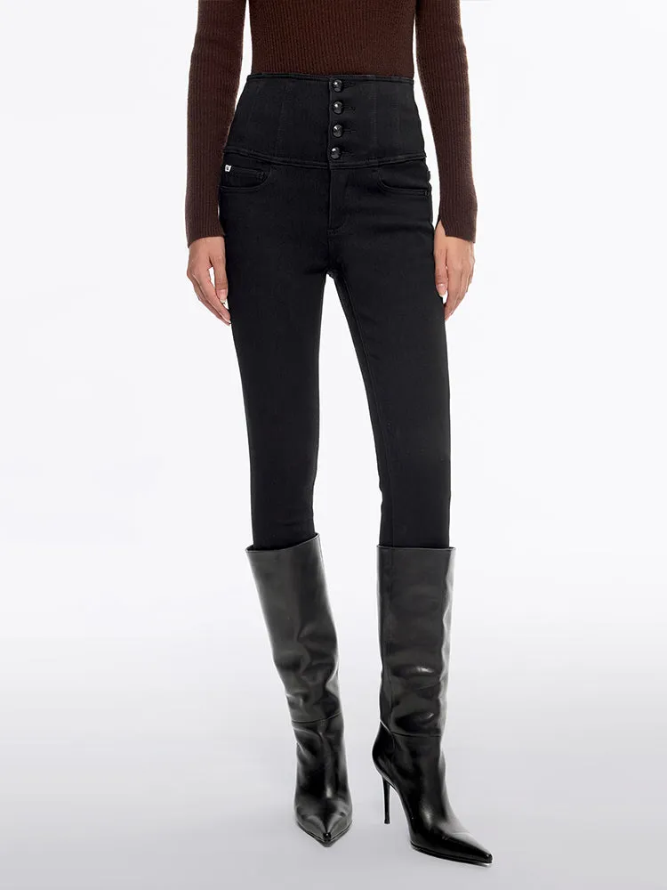 High Waisted Skinny Jeans