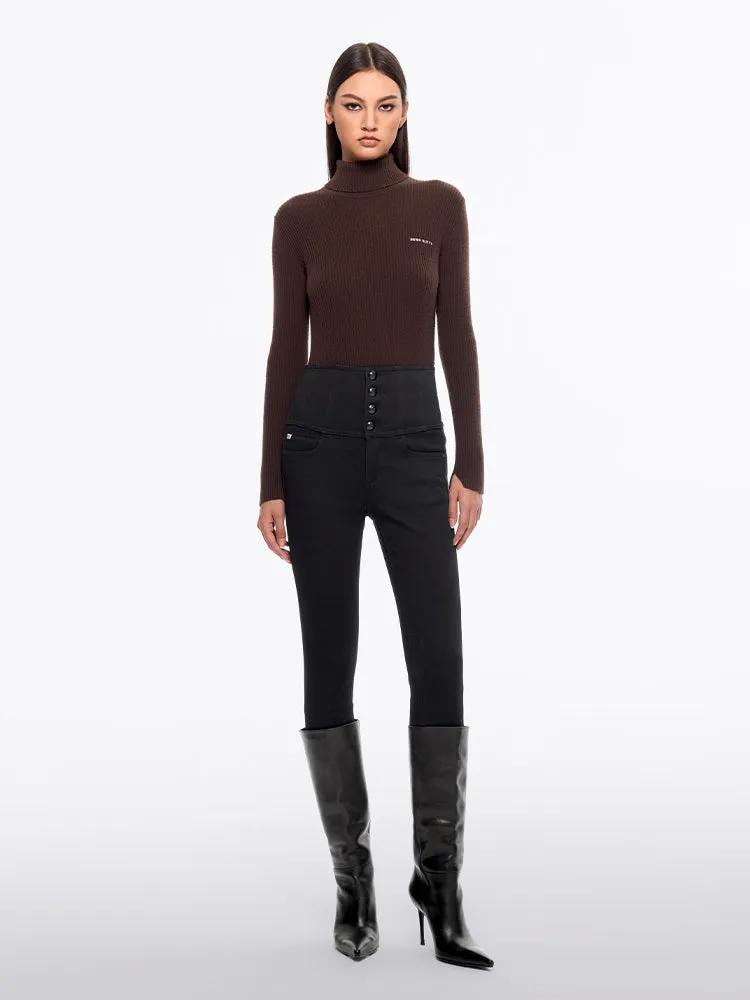 High Waisted Skinny Jeans