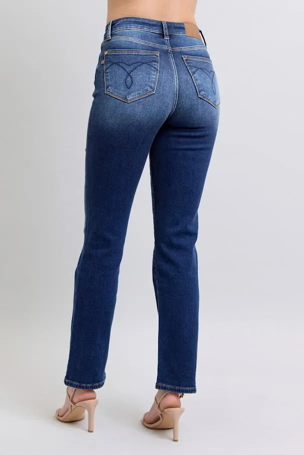 HR Straight Leg Jean - Dark Wash