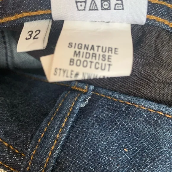 Hudson jeans denim pants signature midrise bootcut