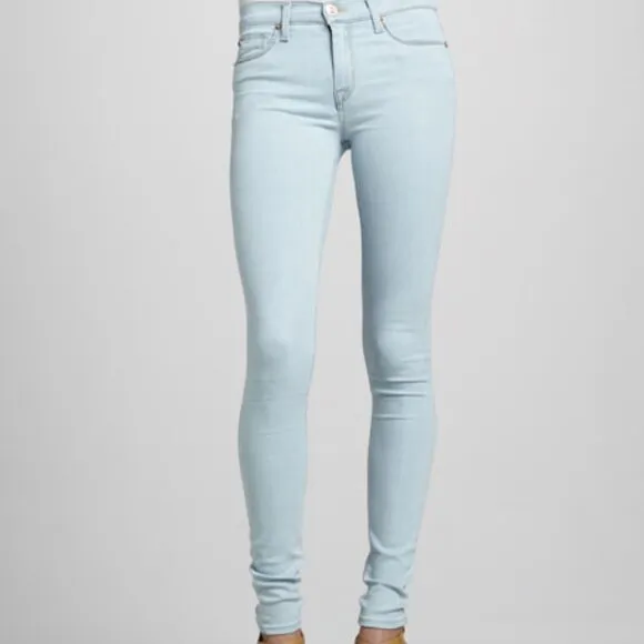 Hudson Nico Super Skinny Midrise Jeans / Size 25 / Color SBAY / Robins Egg Blue