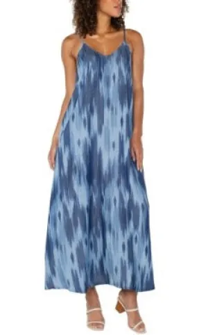 Ikat Spaghetti Strap Dresss