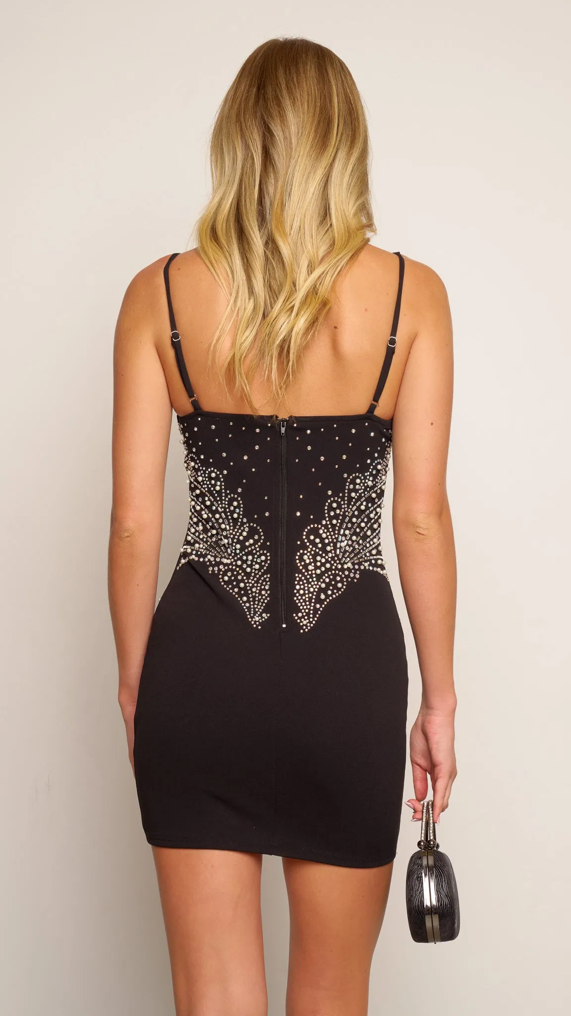 illaria Mini Dress in black