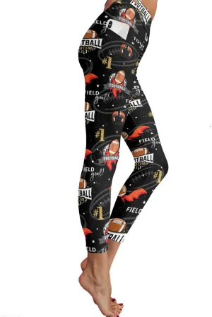 IN STOCK FOOTBALL MOM SPORTS POCKET LEGGINGS - YOGA - EXCLUSIVE! BATCH 1 (WHOLESALE)