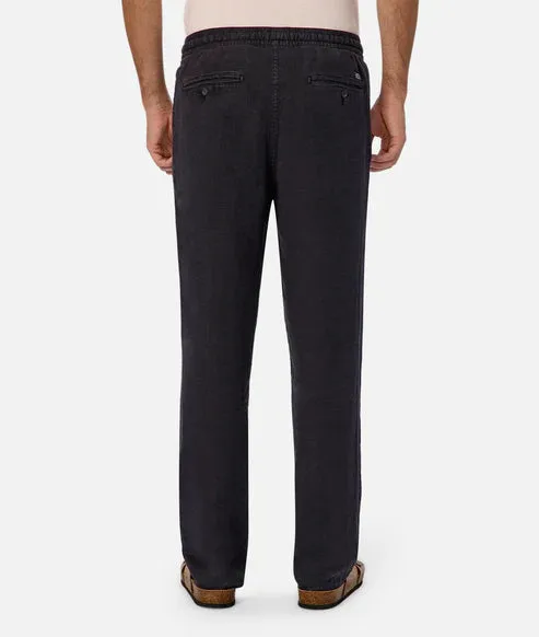 INDUSTRIE - The Capri Linen Pant -Navy