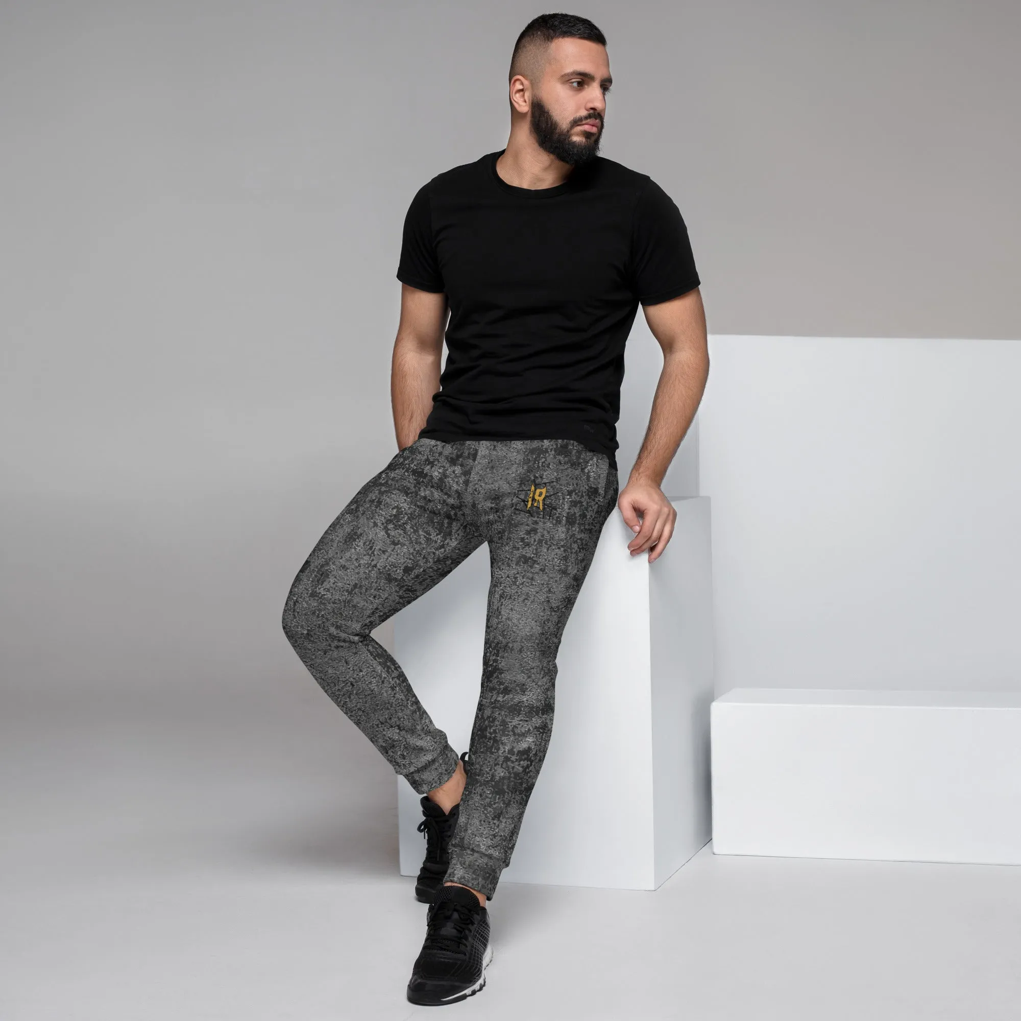 IR Men's Joggers- Gray Distressed(POD)