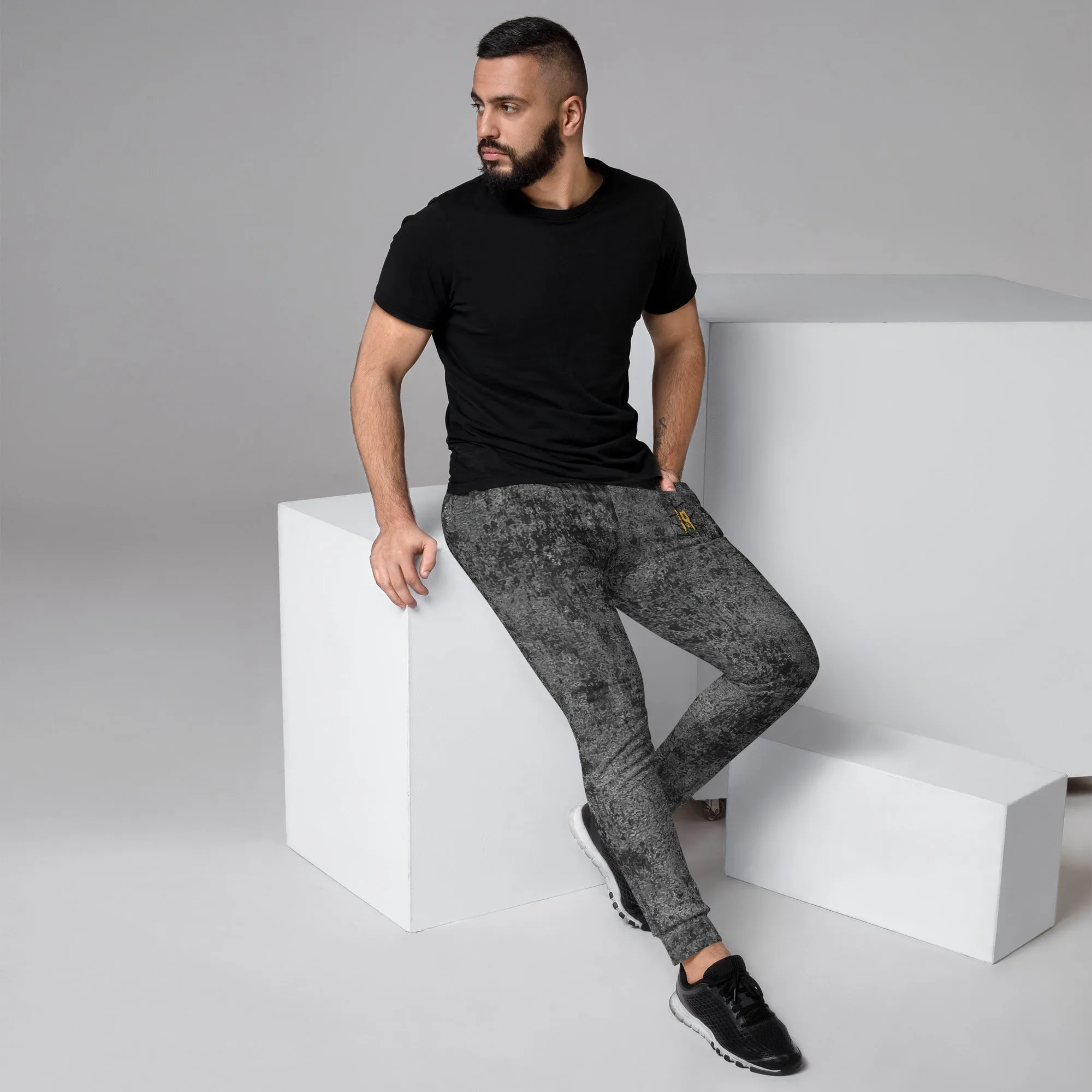 IR Men's Joggers- Gray Distressed(POD)