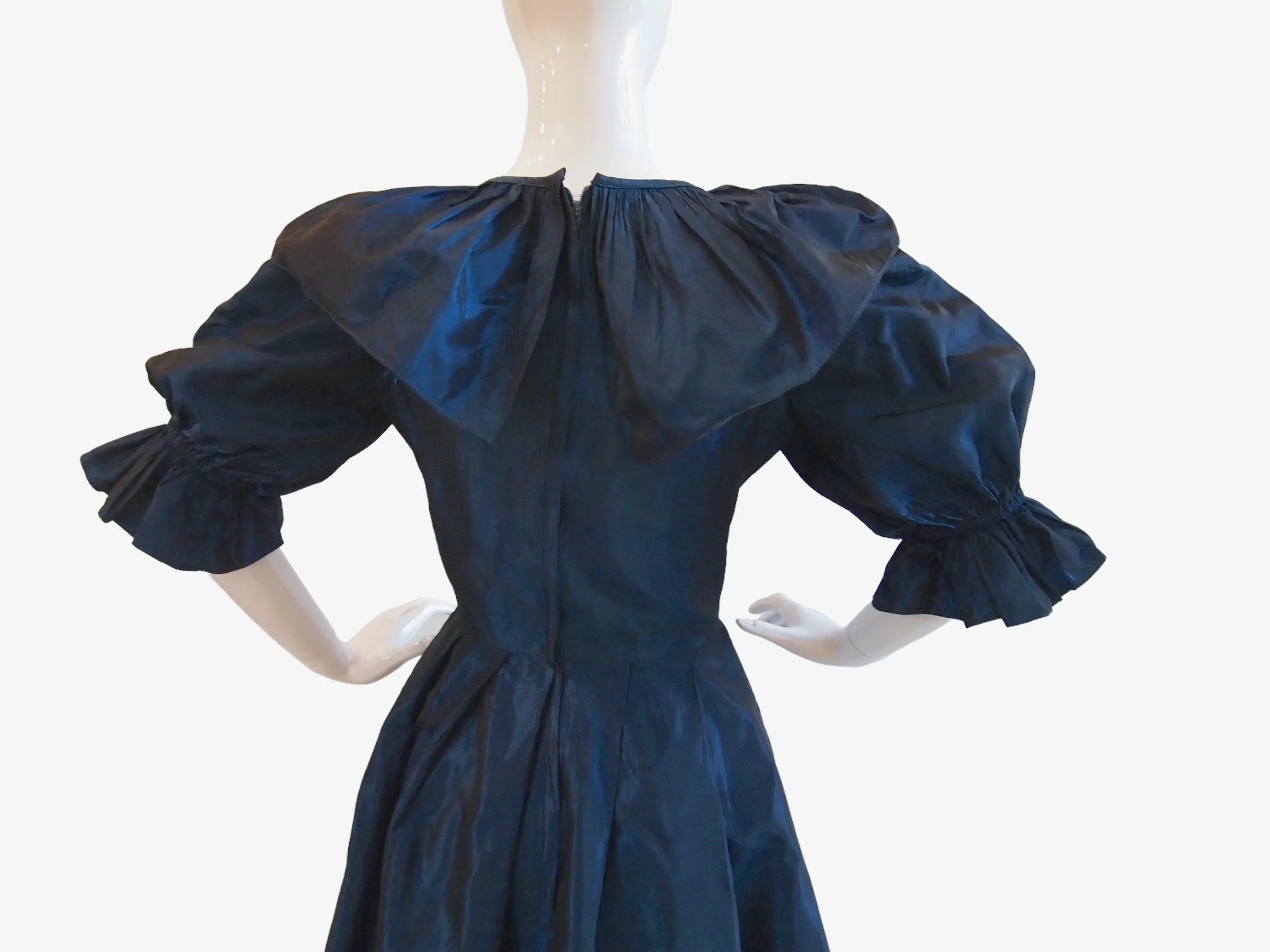 Iridescent Blue Cocktail Dress