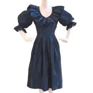 Iridescent Blue Cocktail Dress